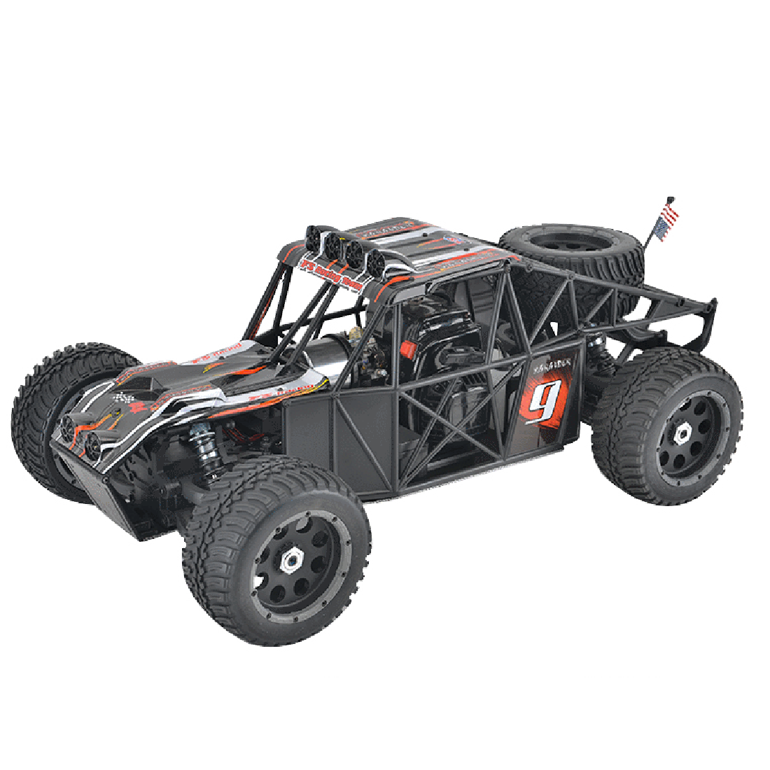 FS Racing 1/5 Scale 4WD Gas Powered Desert Truck High Speed Off-Road RC Car RTR with 30cc Engine