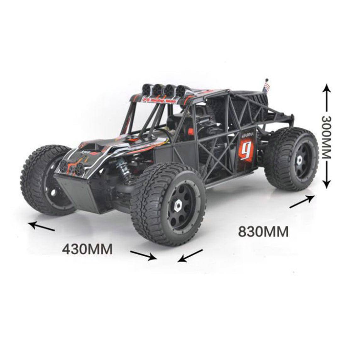 FS Racing 1/5 Scale 4WD Gas Powered Desert Truck High Speed Off-Road RC Car RTR with 30cc Engine