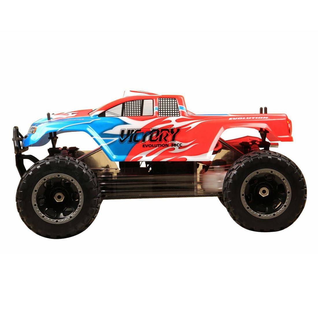 FS Racing 1/5 Scale 4WD Gas Powered Monster Truck RTR High Speed Off-Road Vehicle with 30cc Engine