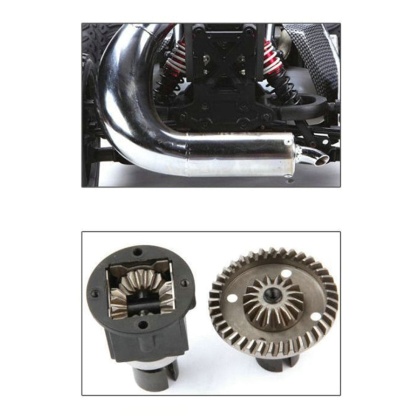 FS Racing 1/5 Scale Gas Powered 4WD Monster Truck High Speed Off-Road RC Car RTR