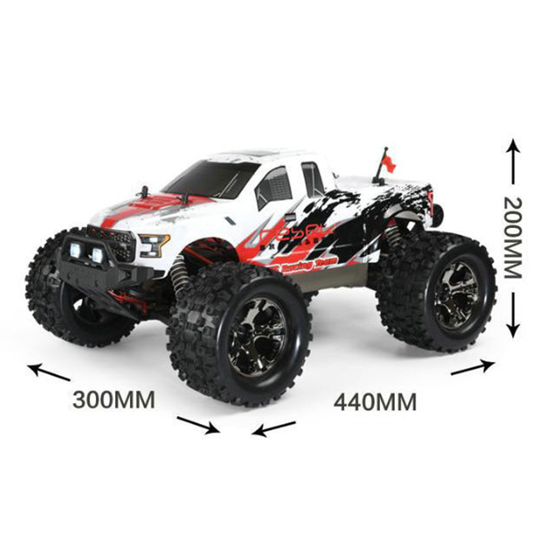FS Racing 1:10 Scale 4WD High Speed Off-Road RC Truck RTR Waterproof Brushless All-Terrain Car