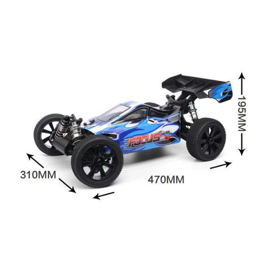 FS Racing 1:8 Scale 4WD High Speed Brushless RC Buggy RTR All-Terrain Off-Road Car