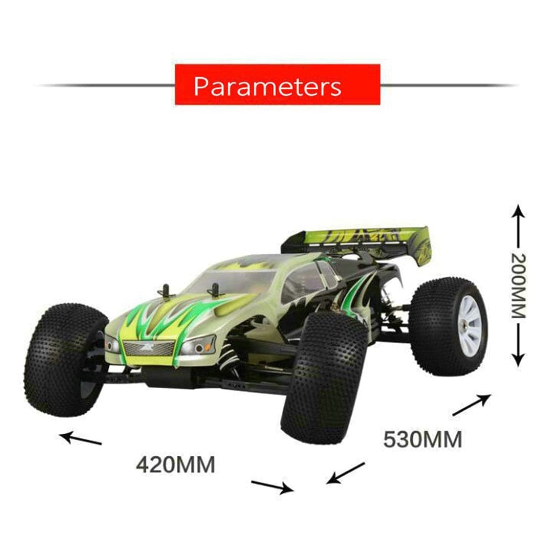 FS Racing 31348PRO RC Car RTR 4WD Gasoline Off-road High Speed Vehicle with 25CXP Nitro Engine 1/18 2.4G