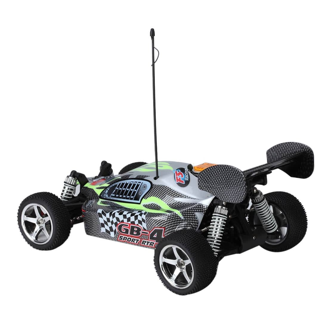 FS Racing 51208 GB-4 Sport 1/10 4WD Nitro Off Road Buggy 2 Speed Carbon Fiber