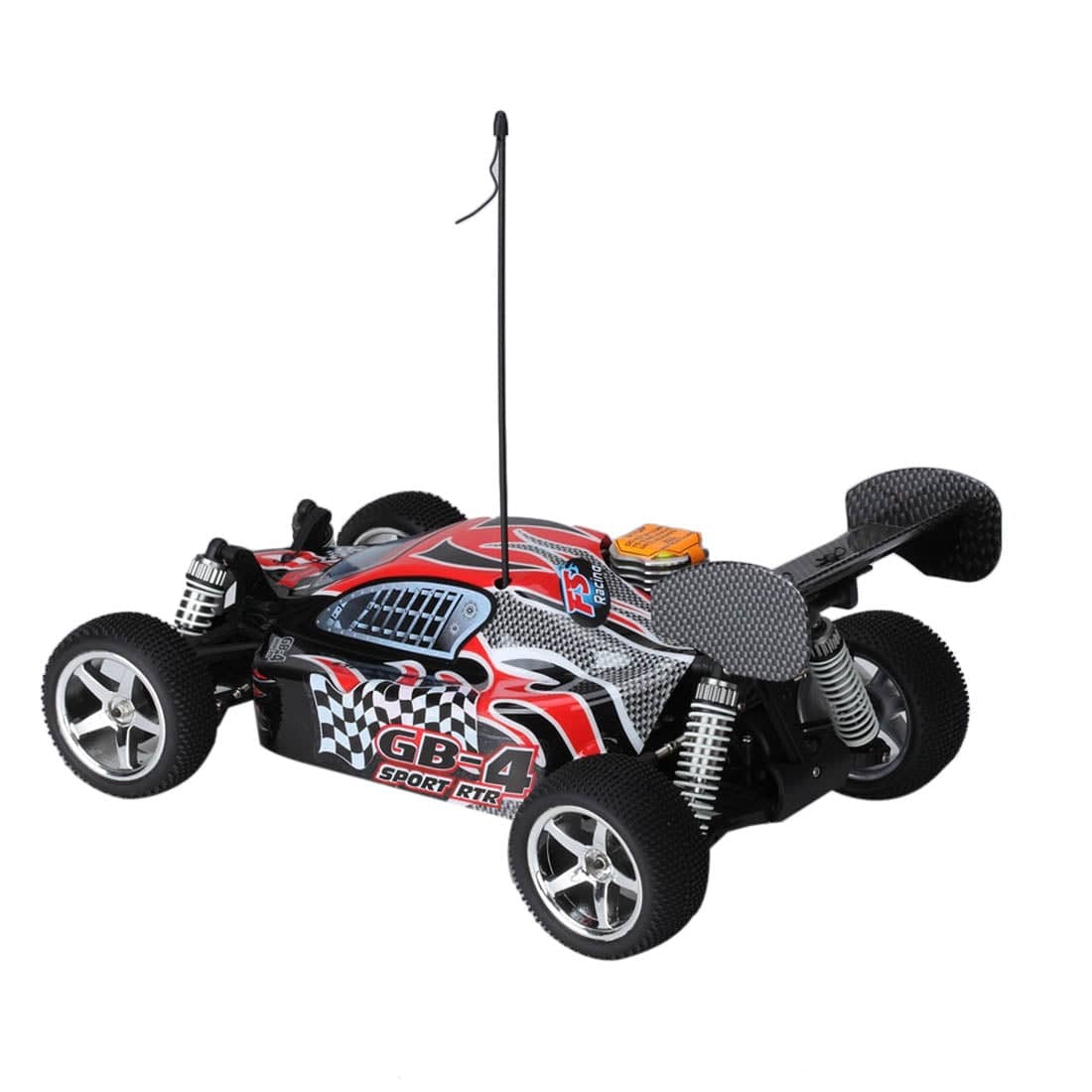 FS Racing 51208 GB-4 Sport 1/10 4WD Nitro Off Road Buggy 2 Speed Carbon Fiber