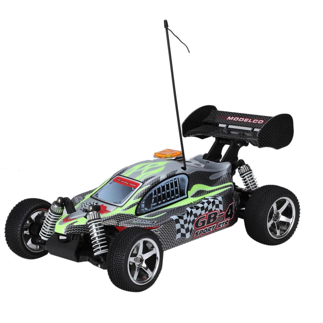 FS Racing 51208 GB-4 Sport 1/10 4WD Nitro Off Road Buggy 2 Speed Carbon Fiber