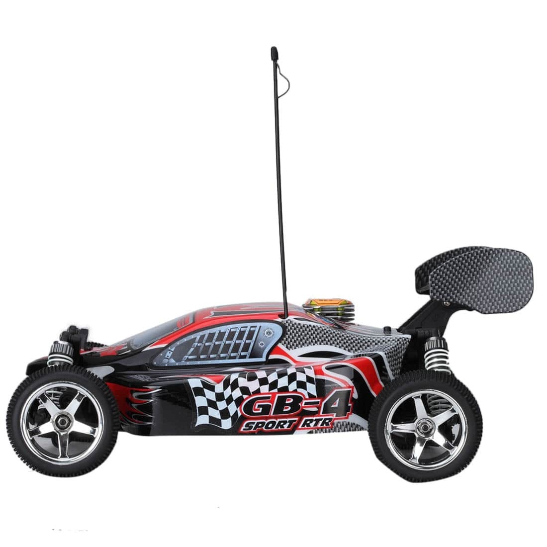 FS Racing 51208 GB-4 Sport 1/10 4WD Nitro Off Road Buggy 2 Speed Carbon Fiber