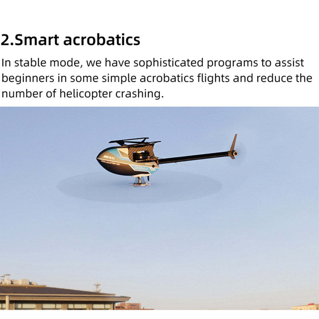 FW200 6CH GPS Direct Drive Brushless 3D RC Helicopter RTF with Optical Flow