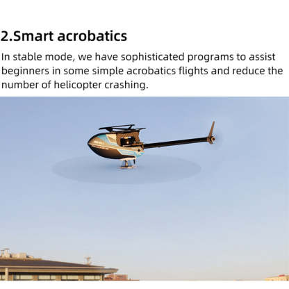 FW200 6CH GPS Direct Drive Brushless 3D RC Helicopter RTF with Optical Flow