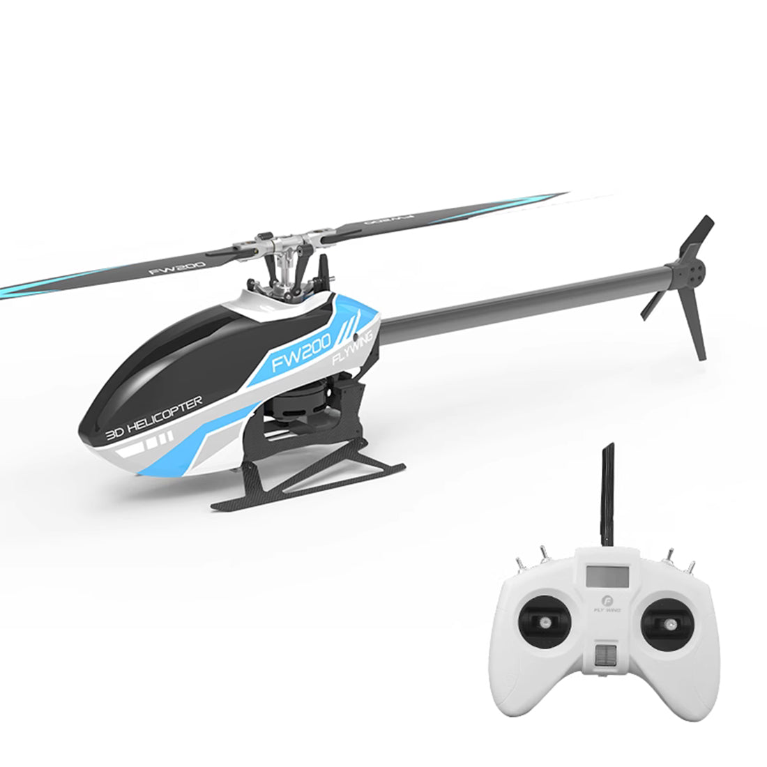 FW200 6CH GPS Direct Drive Brushless 3D RC Helicopter RTF with Optical Flow