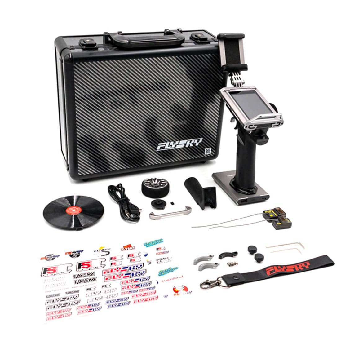 FlySky Noble NB4 Pro 18-Channel Touch Screen Radio Transmitter – 2.4GHz Professional Surface Remote