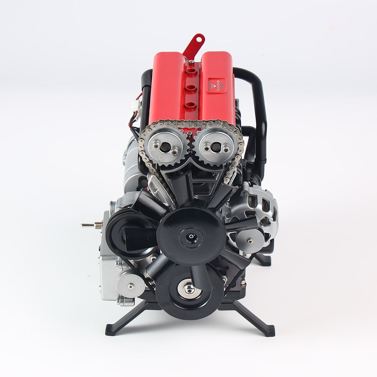 Teching DM13-L4-T Metal 4 Cylinder Engine Model DIY Assembly Kit Electric Mechanical Gift-helloworld7