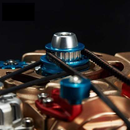 Teching Mini Single Cylinder All-Metal DIY Engine Assembly Kit - Electric Mechanical STEM Gift-helloworld7