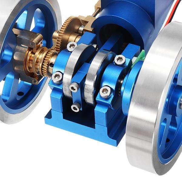 Full Metal 4 Stroke Hit and Miss Gas Engine Model Kit for Mechanical Enthusiasts and STEM Education-helloworld7