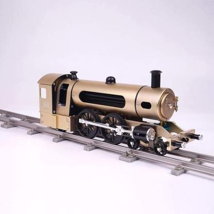Full Metal Electric Steam Train Model Kit DIY Assembly 387pcs Mechanical Gift