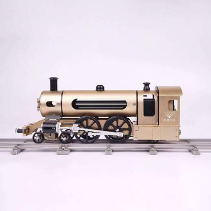 Full Metal Electric Steam Train Model Kit DIY Assembly 387pcs Mechanical Gift