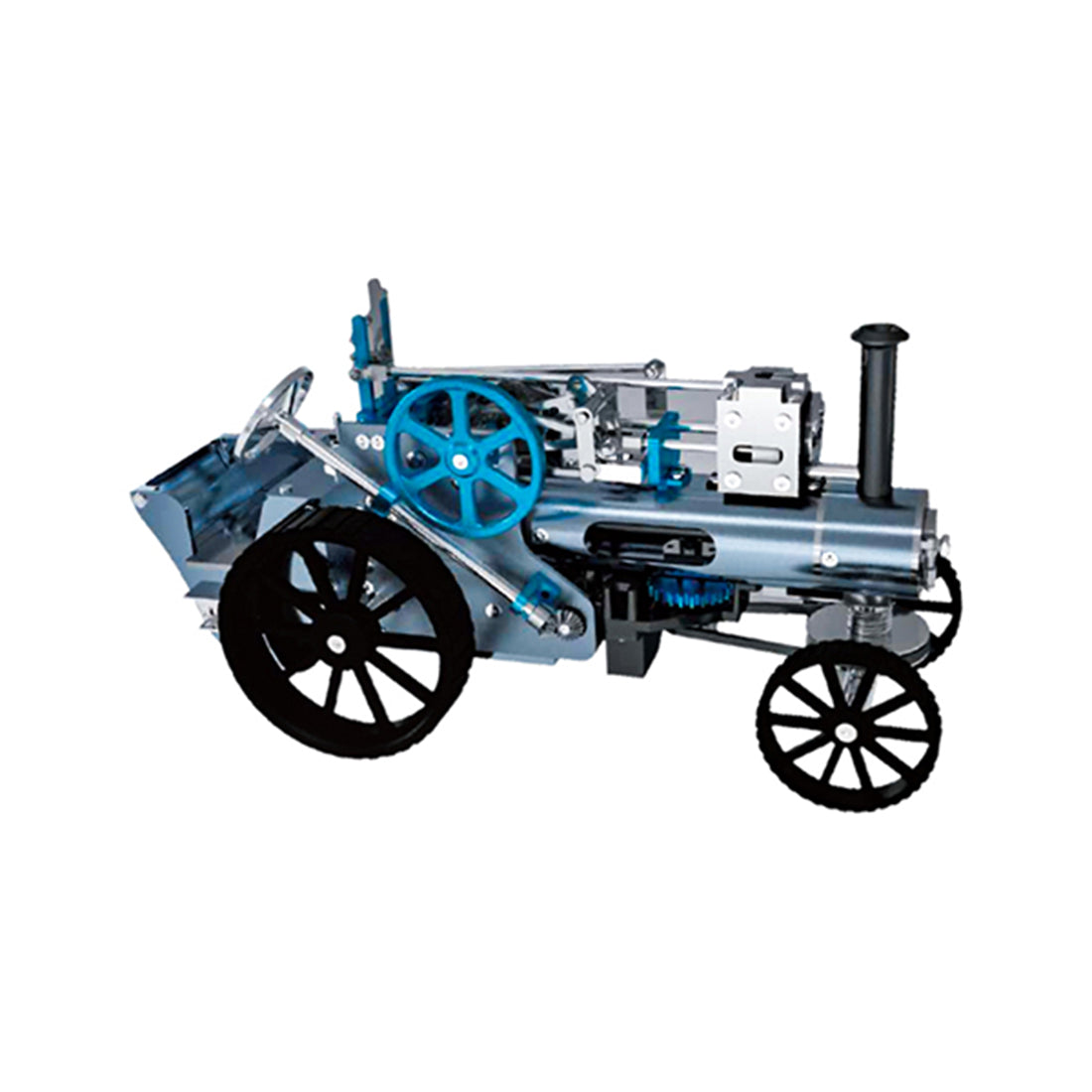 Full Metal Steam Car Model Assembly Kit Electric DIY Mechanical Gift