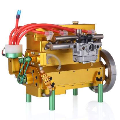 GN-N100 32cc Inline 4 Cylinder Water Cooled Gasoline Engine Model for RC Car Boat-helloworld7