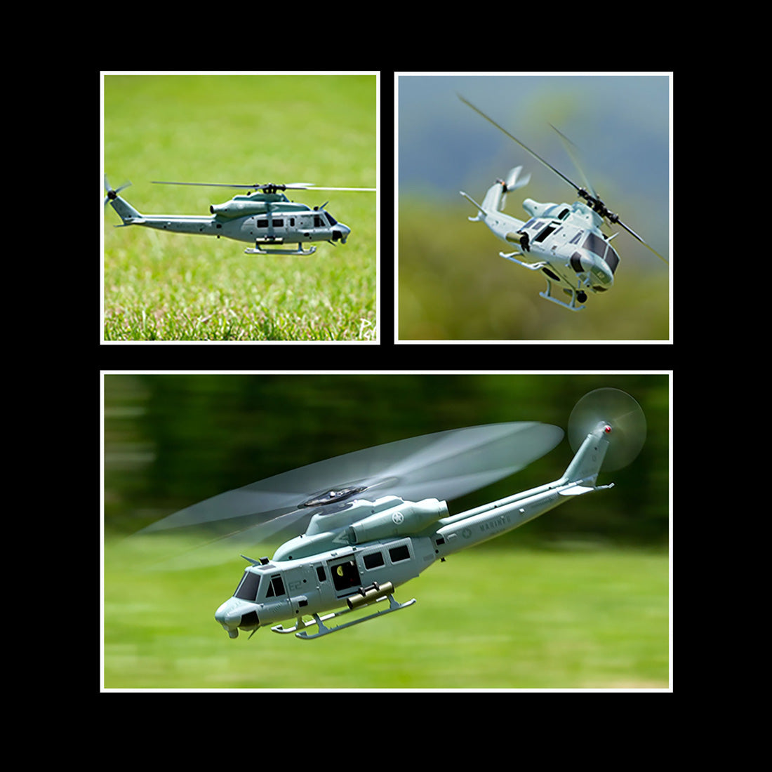 GOOSKY E2 UH-1Y Venom 1/35 Scale 6CH Dual Brushless RC Helicopter RTF GTS System