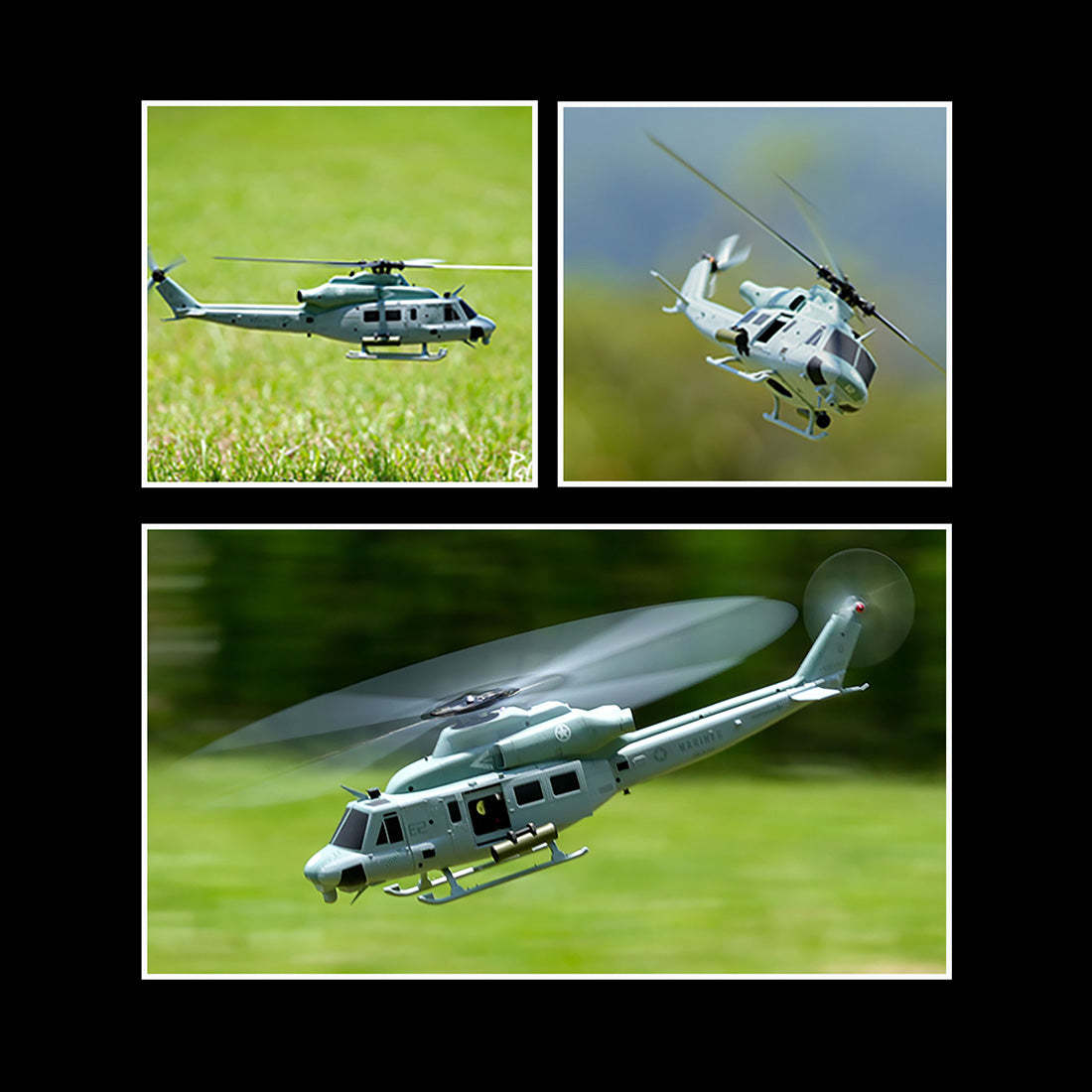 GOOSKY E2 UH-1Y Venom 1/35 Scale 6CH Dual Brushless RC Helicopter RTF GTS System