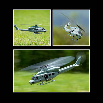 GOOSKY E2 UH-1Y Venom 1/35 Scale 6CH Dual Brushless RC Helicopter RTF GTS System
