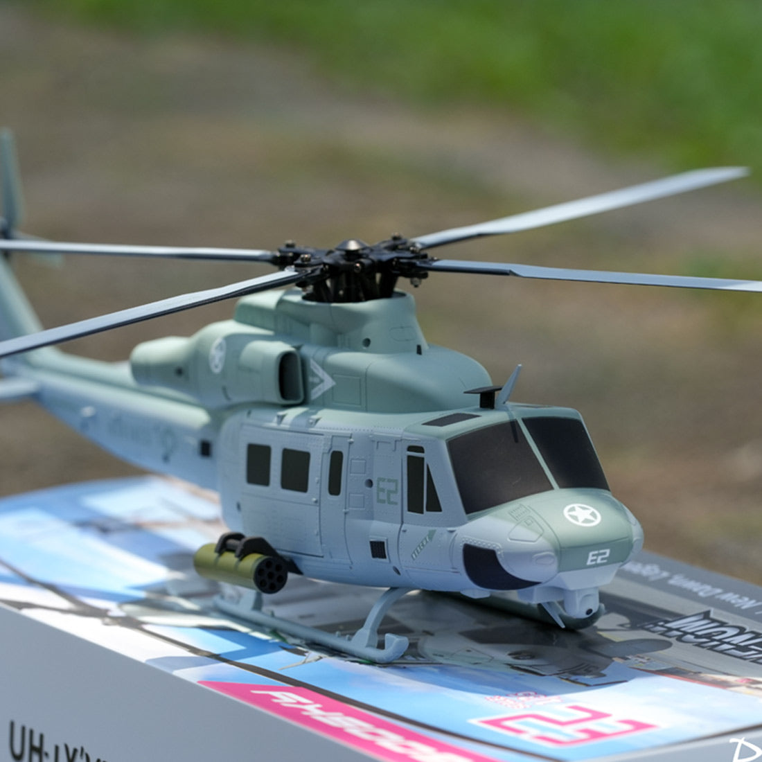 GOOSKY E2 UH-1Y Venom 1/35 Scale 6CH Dual Brushless RC Helicopter RTF GTS System