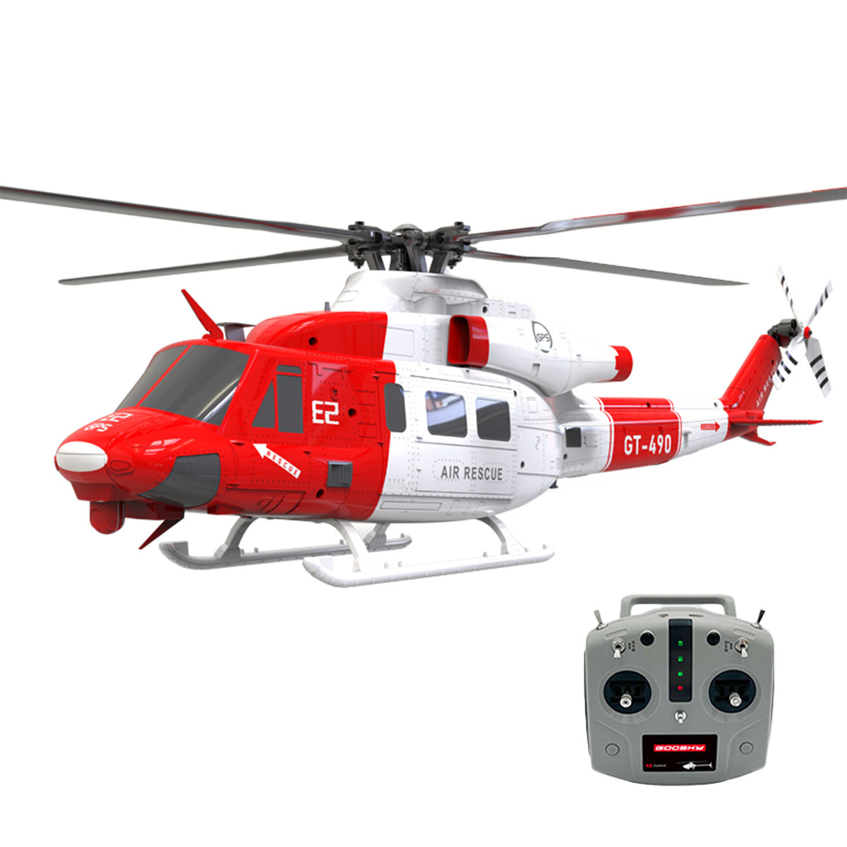GOOSKY E2 UH-1Y Venom 1/35 Scale GPS RC Helicopter RTF Dual Brushless Direct Drive
