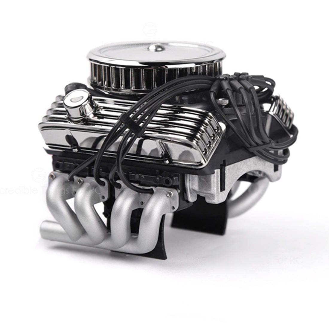 GRC F82 1/10 Scale Simulation V8 Engine Motor Heatsink Kit Dual Fan-helloworld7