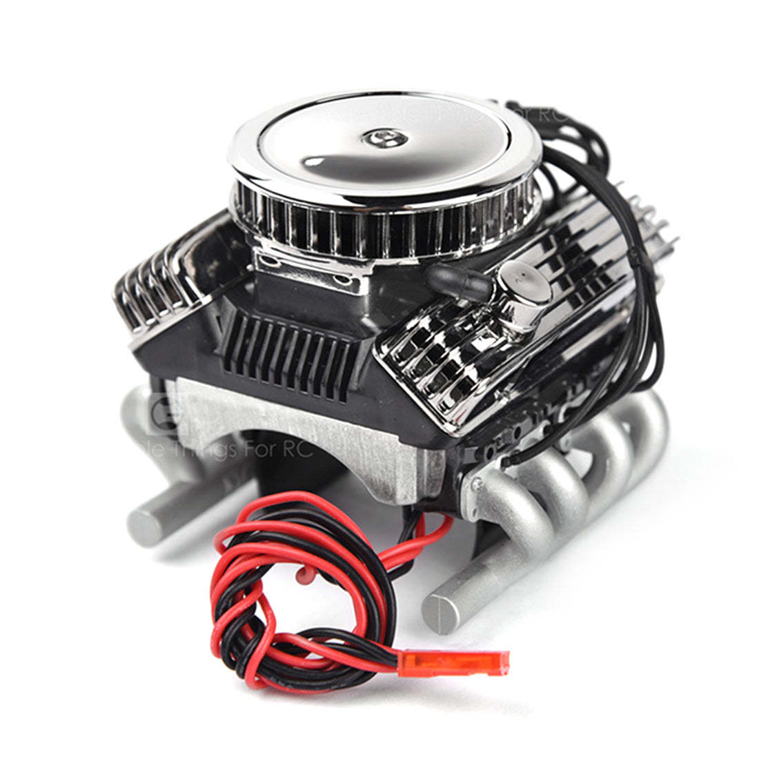 GRC F82 1/10 Scale Simulation V8 Engine Motor Heatsink Kit Dual Fan-helloworld7