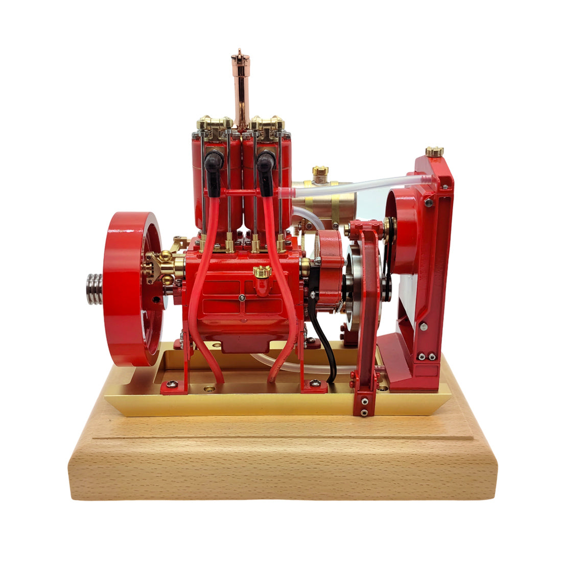 H74 5cc Vertical Twin Cylinder 4 Stroke Water Cooled Gasoline Engine Model with Governor-helloworld7