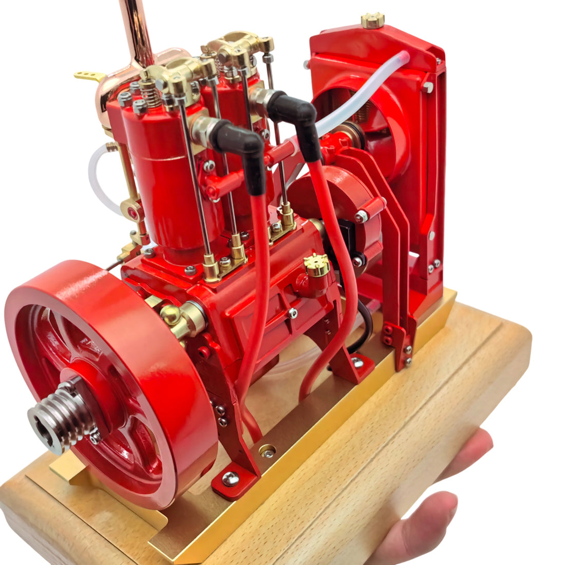 H74 5cc Vertical Twin Cylinder 4 Stroke Water Cooled Gasoline Engine Model with Governor-helloworld7