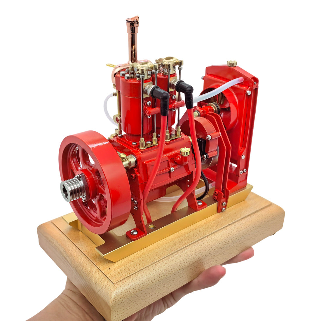 H74 5cc Vertical Twin Cylinder 4 Stroke Water Cooled Gasoline Engine Model with Governor-helloworld7