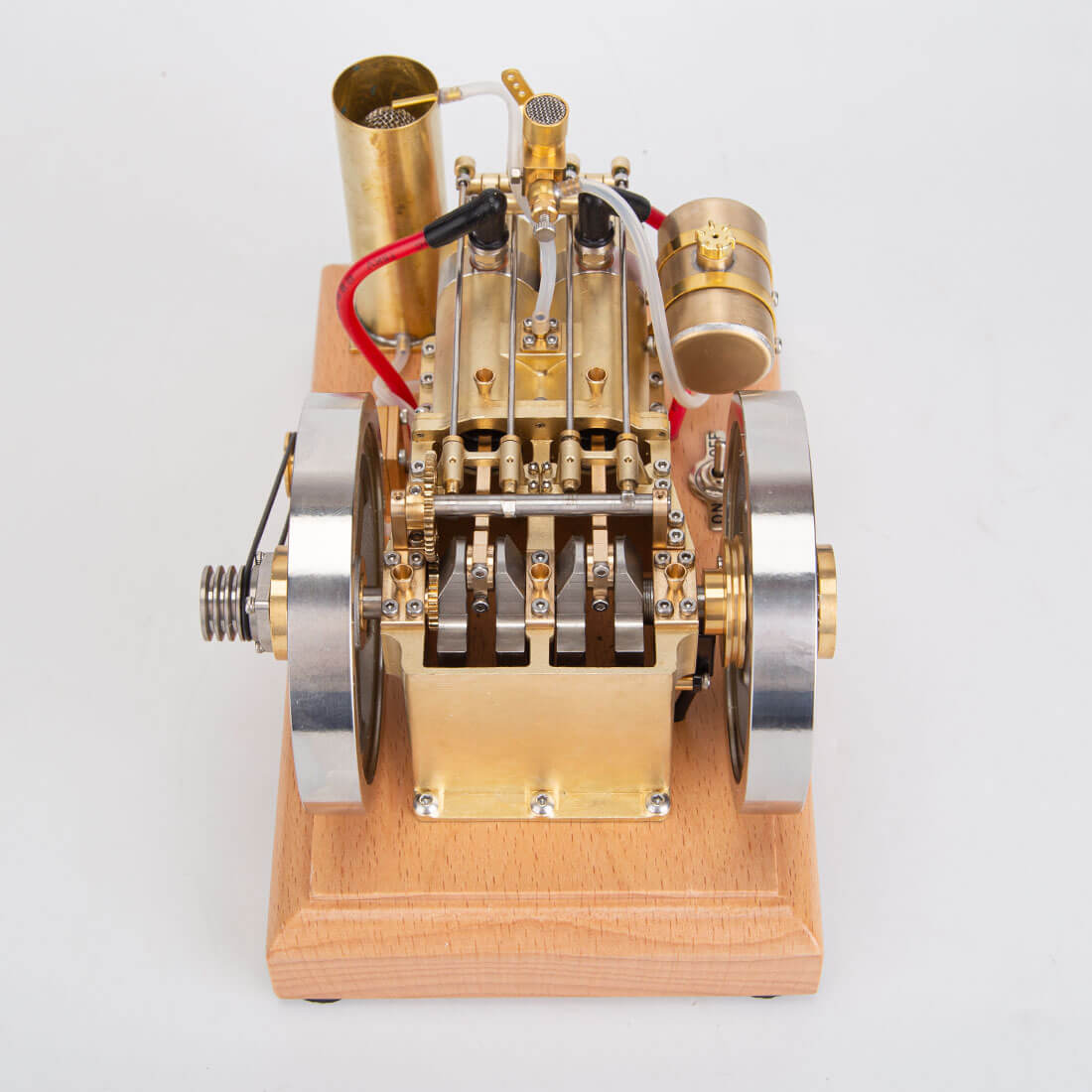 H76 5cc Twin-Cylinder OHV 4-Stroke Gasoline Engine Model Water-Cooled Mechanical Gift