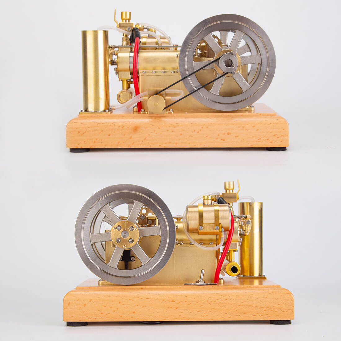 H76 5cc Twin-Cylinder OHV 4-Stroke Gasoline Engine Model Water-Cooled Mechanical Gift