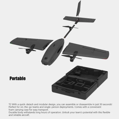 HEEWING Cruza T2 VTOL FPV RC Plane RTF 1200mm Wingspan FX-405 Flight Controller
