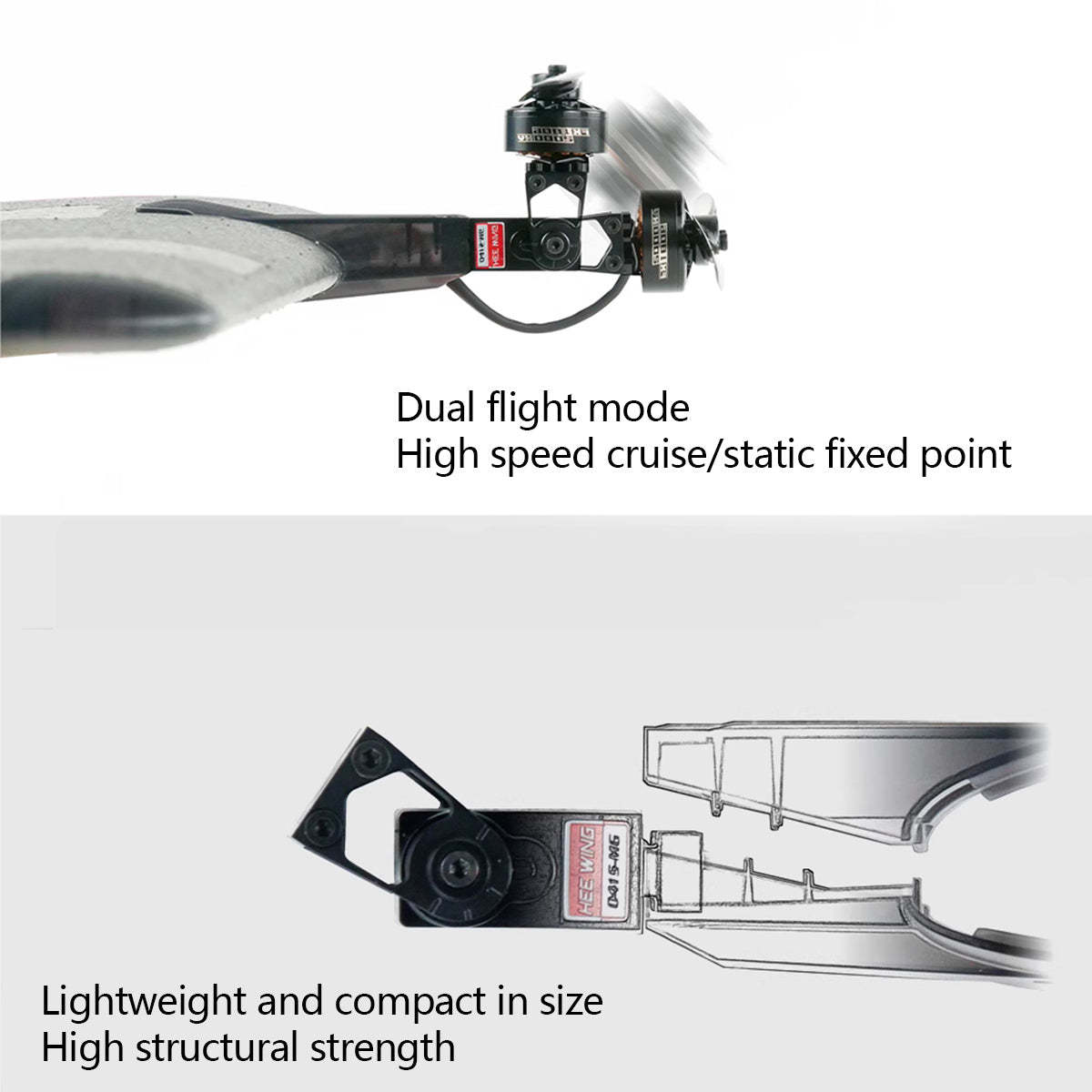 HEEWING Ranger T1 VTOL FPV RC Plane RTF Dual Motor EPP Wing