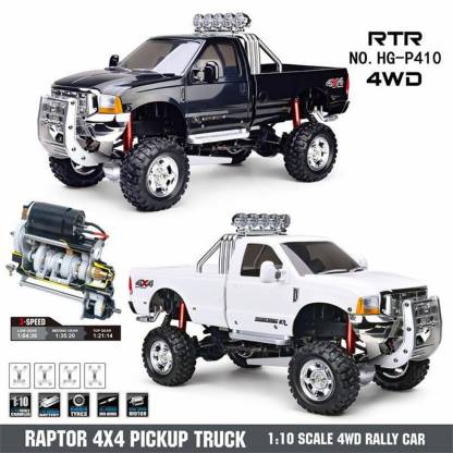 HG-P410 1/10 Scale 4WD Electric RC Pickup Truck 30km/h with Diff Locks RTR