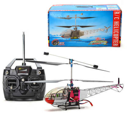 HM5-8 4CH Coaxial Dual Rotor RC Lama Helicopter RTF for Beginners