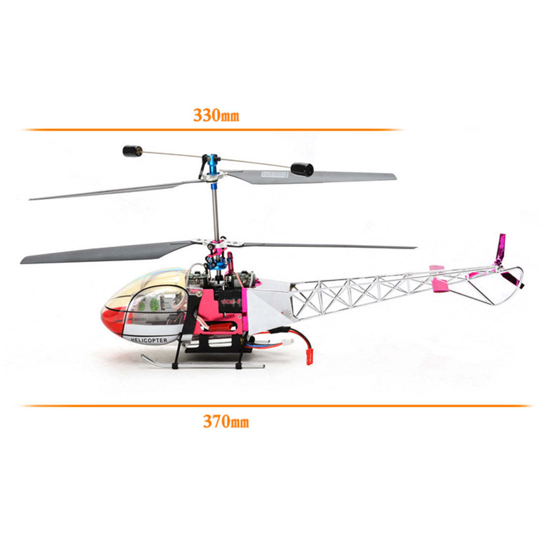 HM5-8 4CH Coaxial Dual Rotor RC Lama Helicopter RTF for Beginners