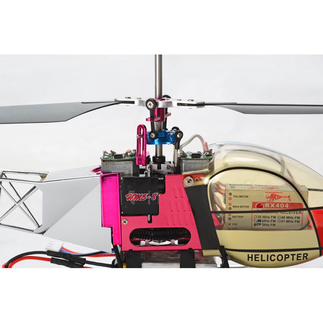 HM5-8 4CH Coaxial Dual Rotor RC Lama Helicopter RTF for Beginners