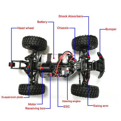 HONGNOR MARS H9801 1/10 Scale Waterproof Brushless RC Monster Truck RTR All-Terrain Vehicle-helloworld7