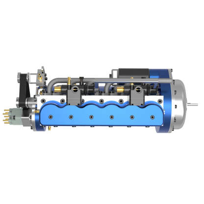 HOWIN L6-210 21cc Inline 6 Cylinder 4 Stroke Gasoline Engine Model Building Kit