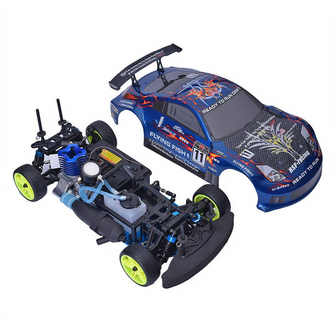 HSP 94122 1/10 Scale 4WD Nitro Gas Powered Touring Drift Car 18CXP Engine