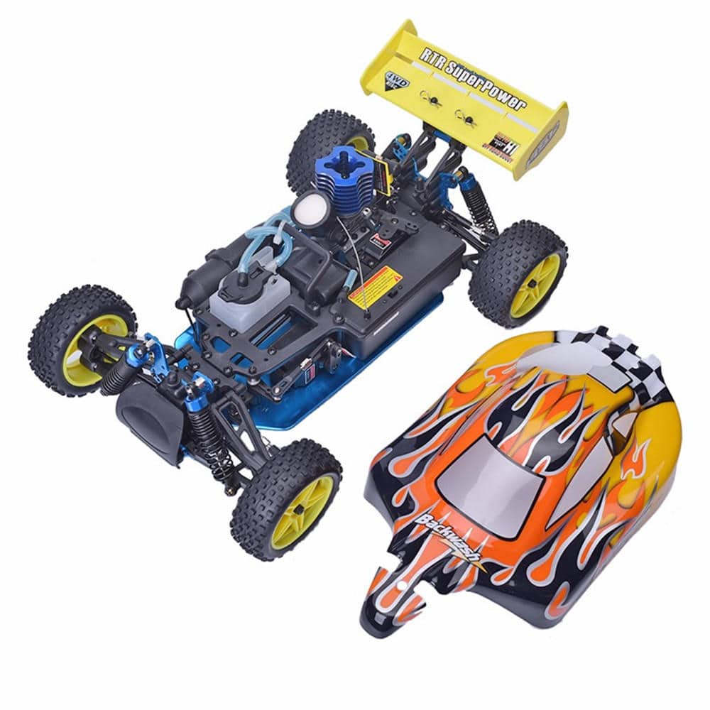 HSP 94166 Backwash 1/10 Scale 4WD Nitro Gas Powered Off-Road Buggy 2-Speed RTR