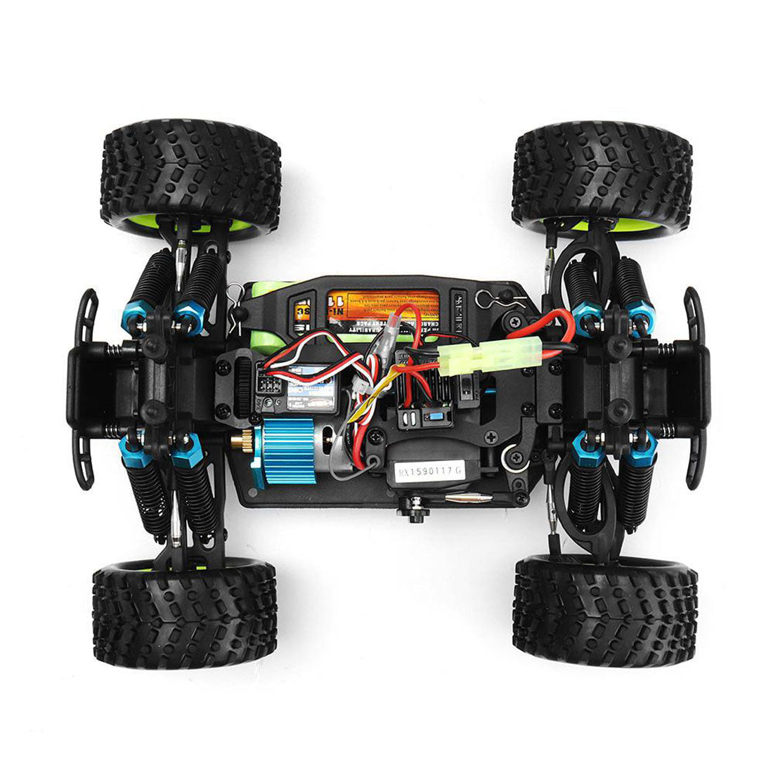 HSP 94186 Kidking 1/16 Scale 4WD Electric Brushed RC Off-Road Monster Truck Yellow