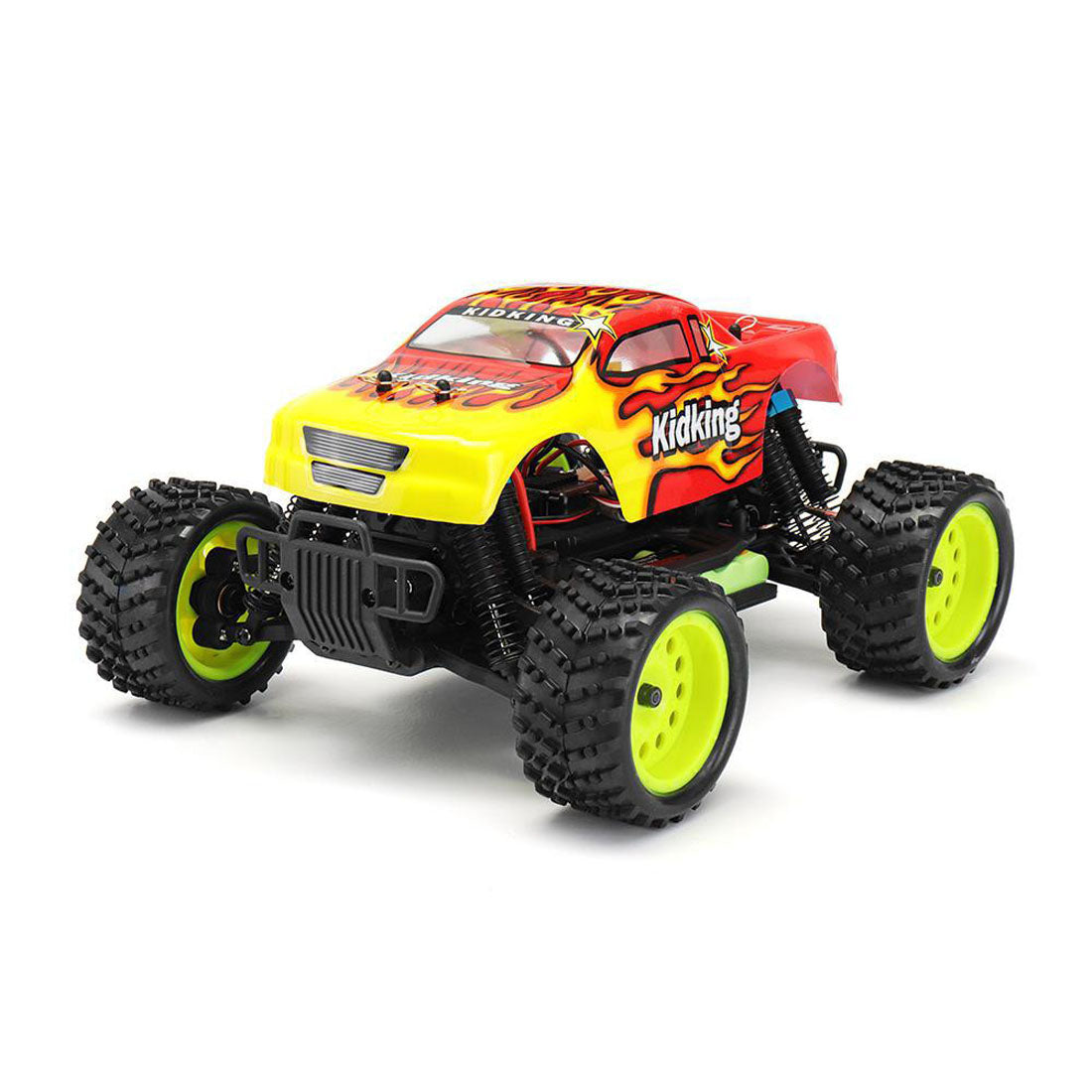 HSP 94186 Kidking 1/16 Scale 4WD Electric Brushed RC Off-Road Monster Truck Yellow