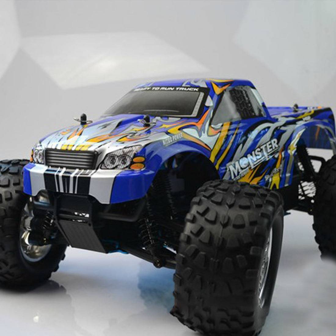 HSP 94188 1/10 Scale 4WD Nitro Gas Powered RC Monster Truck 18CXP Engine RTR
