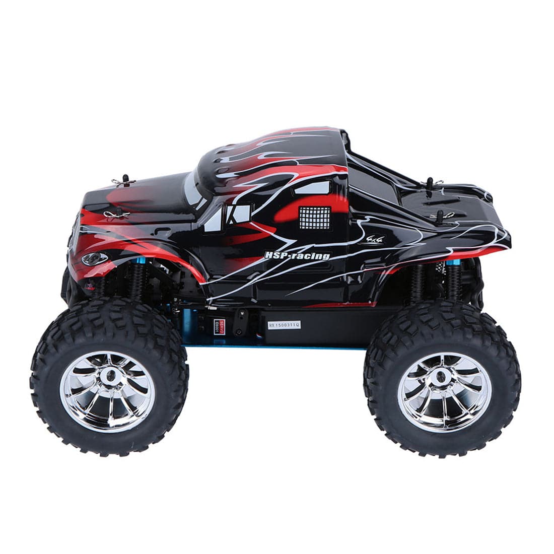 HSP 94188 1/10 Scale 4WD Nitro Gas Powered RC Monster Truck 18CXP Engine RTR