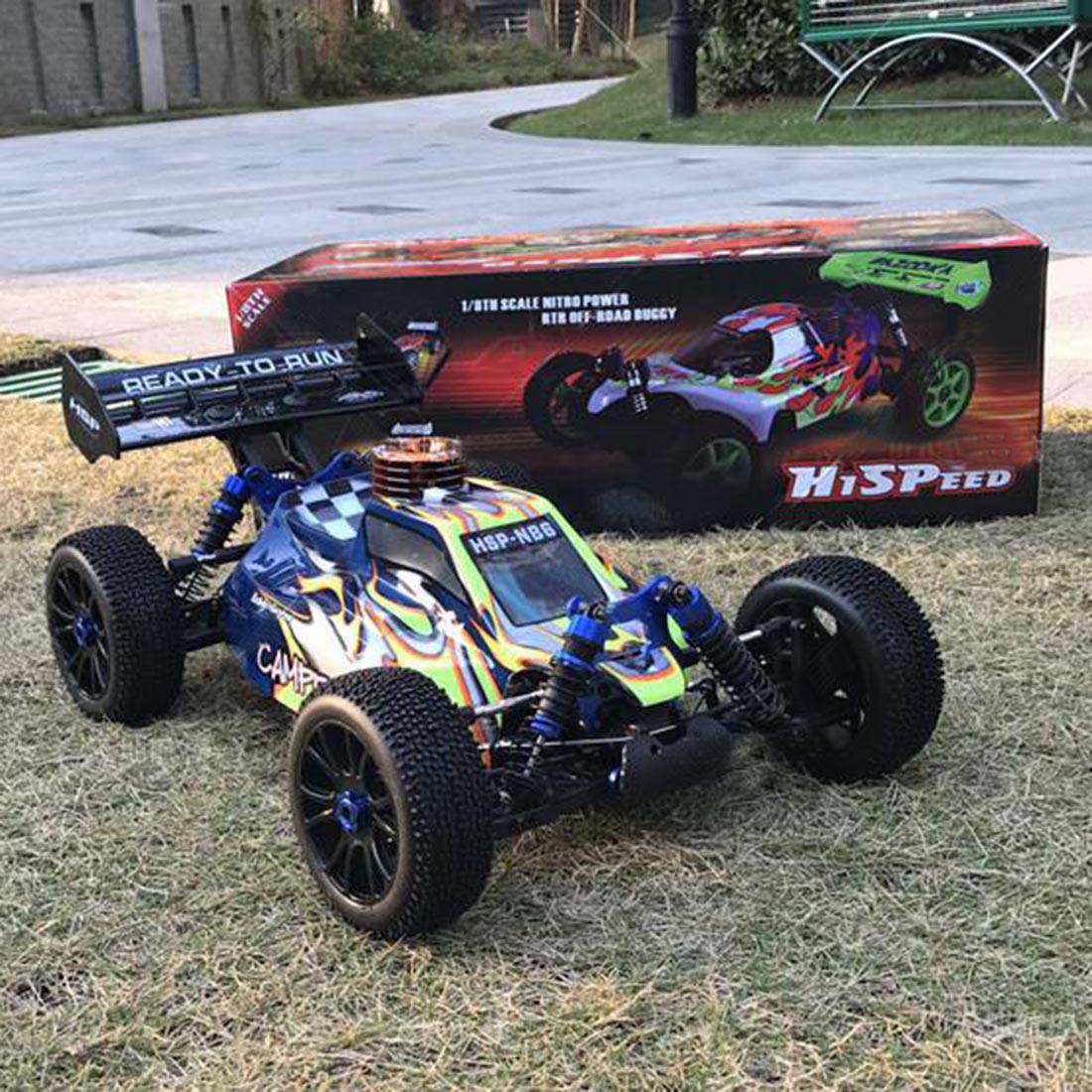 HSP 94970 1/8 Scale 4WD Nitro Gas Powered Off Road Buggy with 26CXP Engine