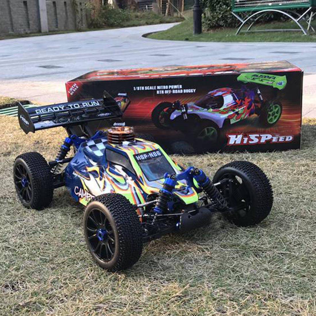HSP 94970 1/8 Scale 4WD Nitro Gas Powered Off Road Buggy with 26CXP Engine